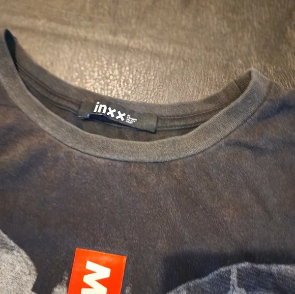 Rare INXX Master Series Particle Force BlackTrack Pants & oversized shirt